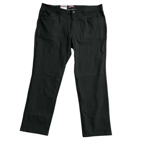 NEW Kirkland Men's 42x34 Commuter Pant Black  4-Way Stretch UPF 50 - Picture 3 of 8